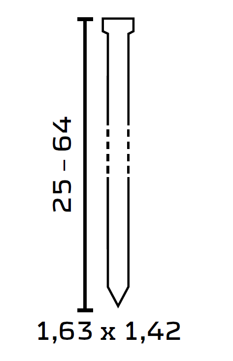 Stauchkopfnägel / Brads SK 425 NK