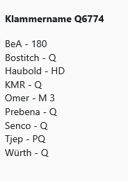 Klammernagler 3727 (KMR)