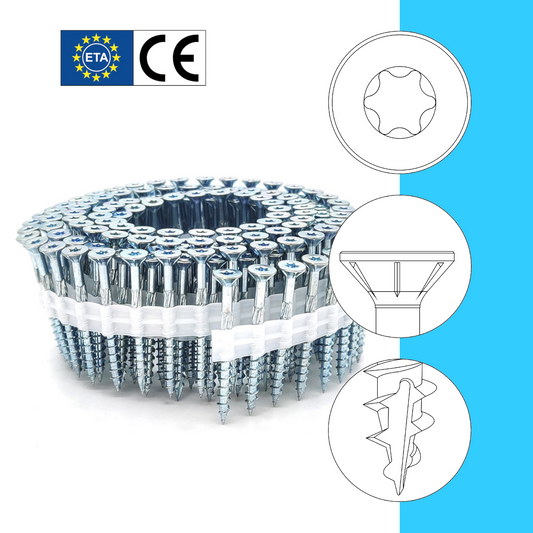 Coil 4,0X25 mm TX20 - SuperUni Holzschrauben / Spanplattenschrauben / ETA