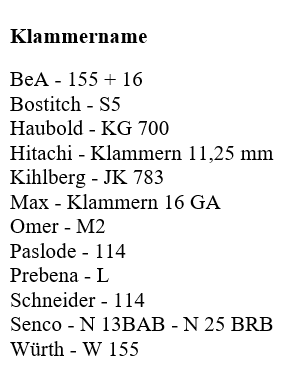 Klammernagler 14/50-785C (BeA)