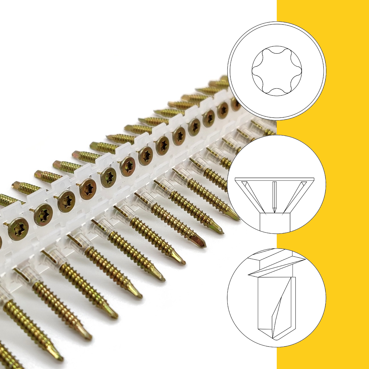 LANGBAND OSB Ständerwerkschrauben 3,9X30 TX20
