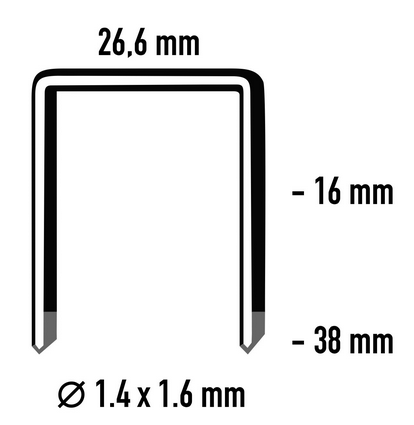 Heftklammer der Type W5562